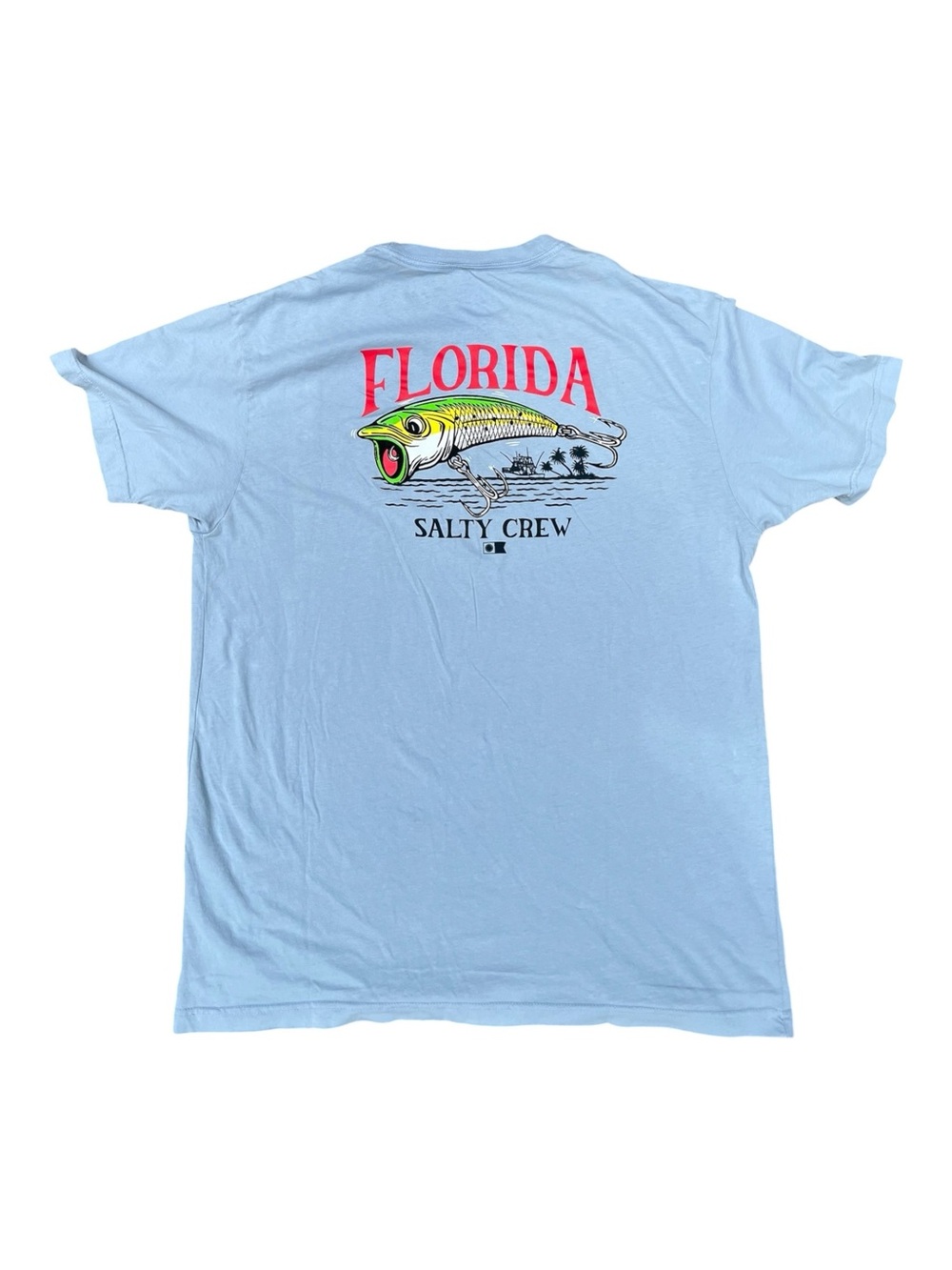 New Men’s XL Salty Crew Florida Graphic T-Shirt Fishing